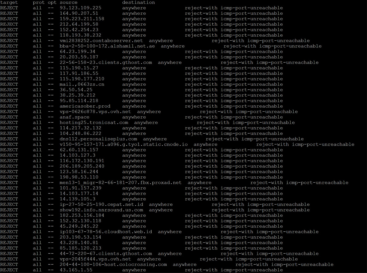 Linux server security